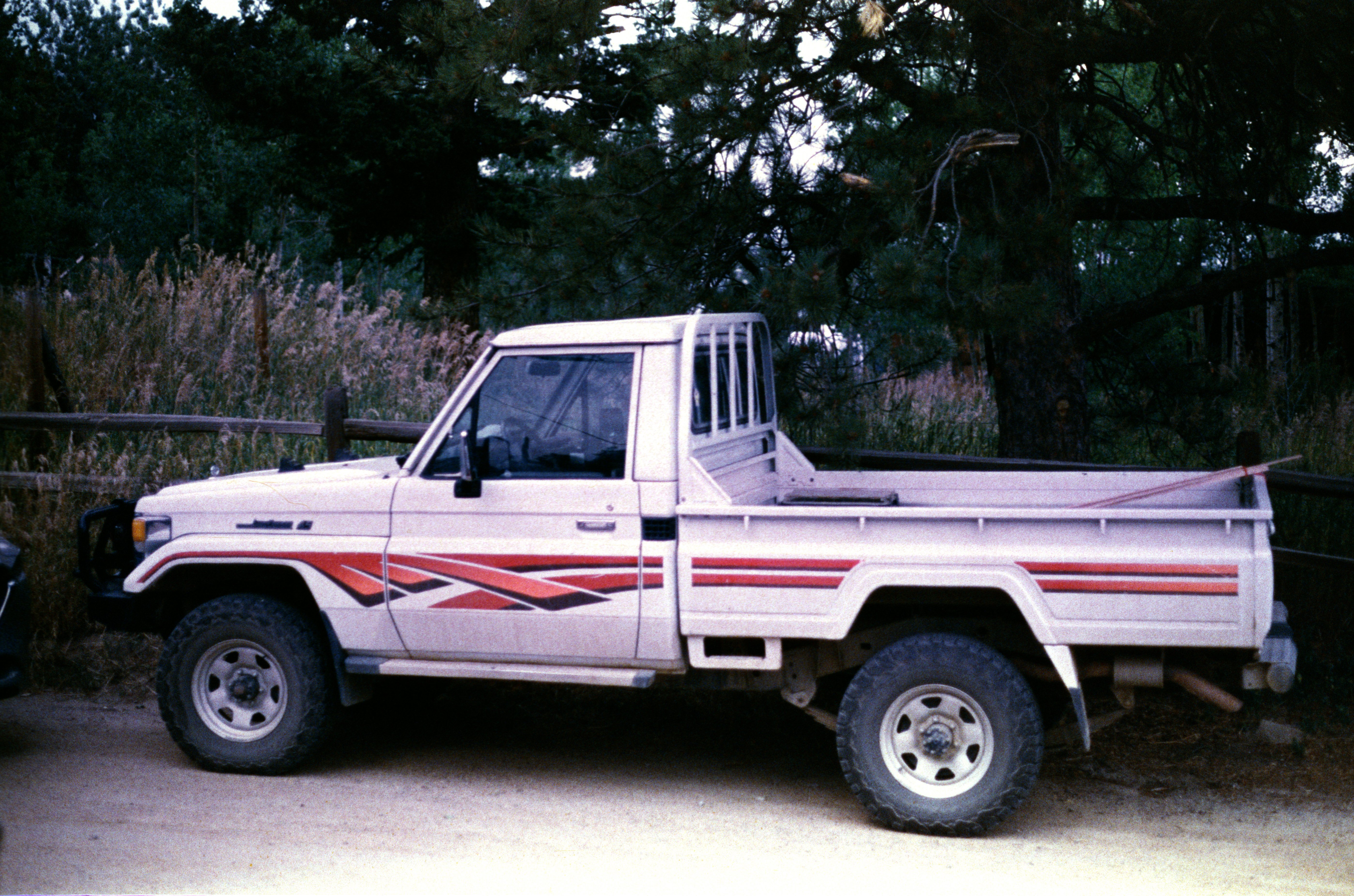 J70 toyota land cruiser shot on kodak ektachrome 64