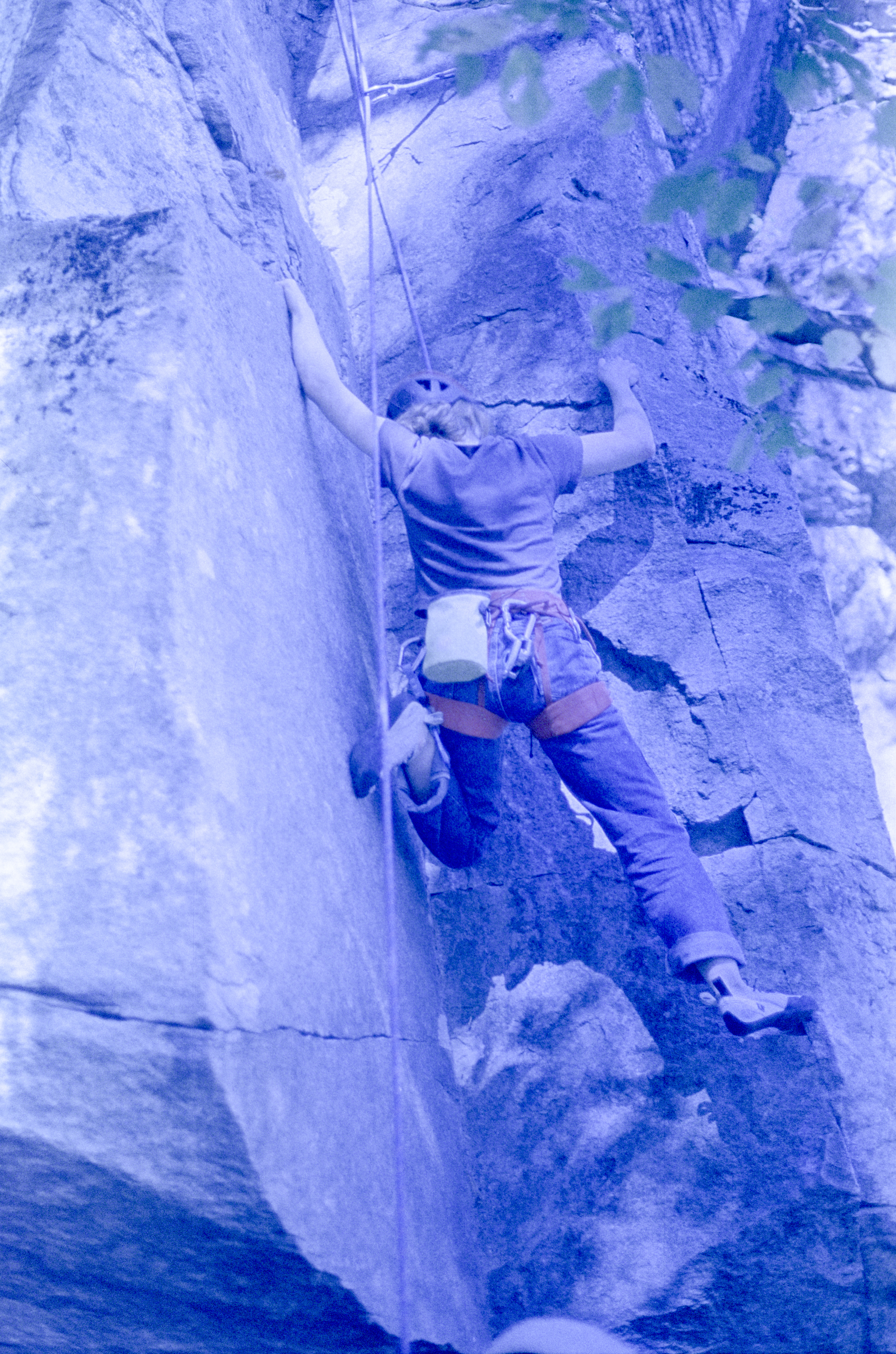 rock climbing on kodak ektachrome 64